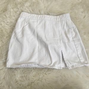 Lioness White Mini Skirt